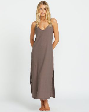 Night Waves Midi Dress - Kona