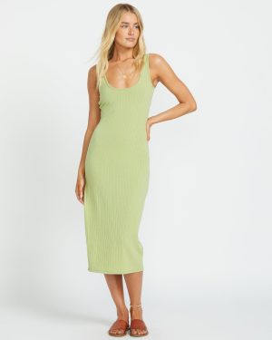 Take A Look Reversible Dress - Avocado