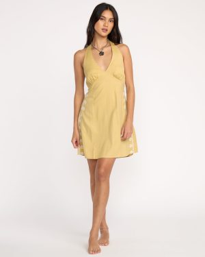 Sunny Sometimes Dress - Light Olive