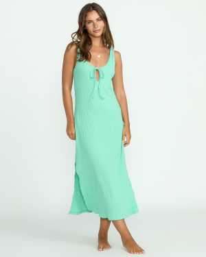 Sweet Heat Midi Dress - Poolside