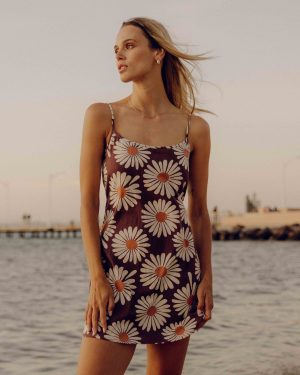 Beach Haze Dress - Espresso