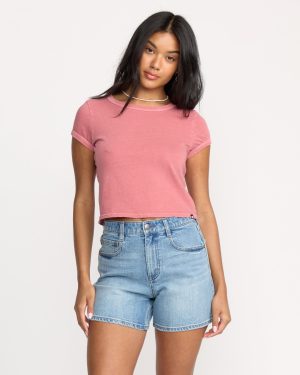 Shifter Denim Shorts - Shaded Wash