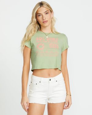 Sol Surf Tee - Pistachio