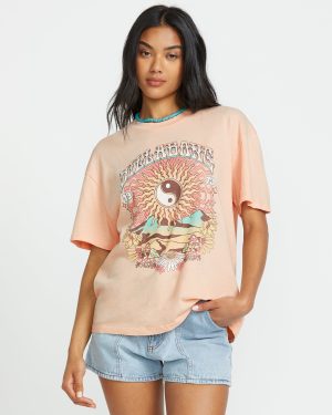 In The Balance Tee - Soft Peach