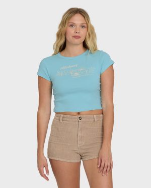 Desert Bound Short Sleeve T-Shirt - Laguna Blue