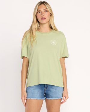 Paradise Calling Tee - Pistachio