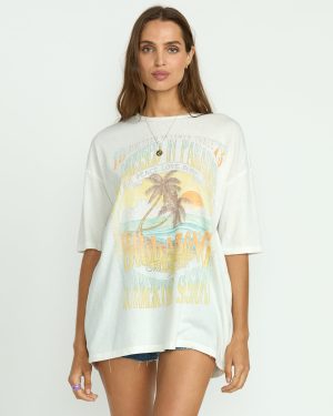 Sunset Mindset Tee - Salt Crystal