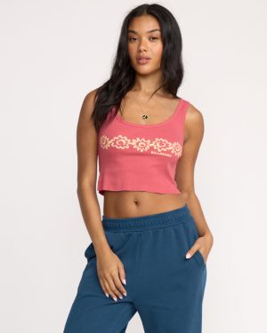 Dreams In Waves Tank - Mauve Rose