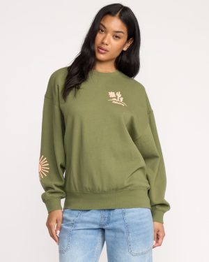 Sun Wave Livin Kendal Crewneck Sweatshirt - Luv Army