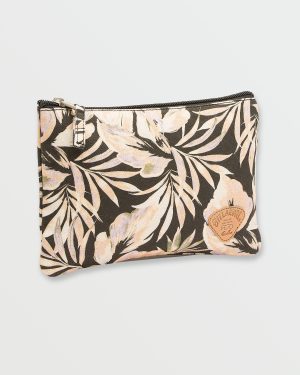 Lil Snitch Pouch - Black Floral