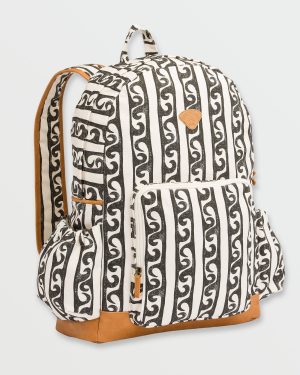 Home Abroad Backpack - Black White