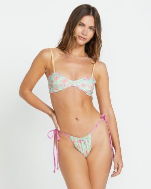 Folk Story Reversible Trilet Bikini Top - Multi