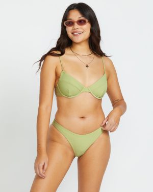 Tanlines Morgan Underwire Bikini Top - Avocado