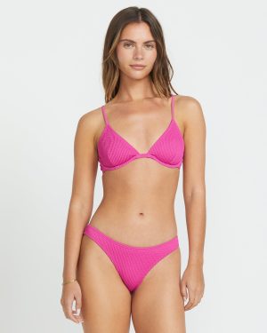 Summer High Reese Underwire Bikini Top - Fiesta Pink