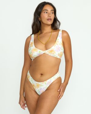 Day Driftin Twist Tank Bikini Top - Multi