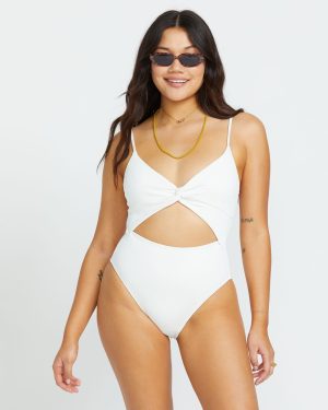 Salt And Sol Mika One-Piece Swimsuit - Salt Crystal