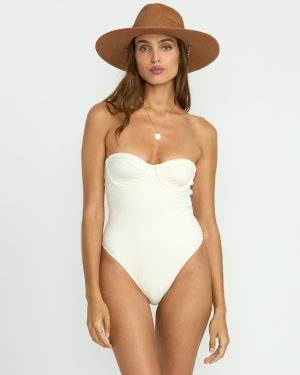 Wander Over Hailey One-Piece Swimsuit - Salt Crystal