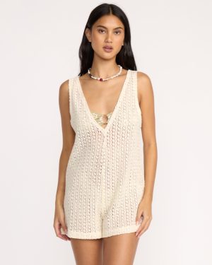 Steller Time Romper - Whitecap