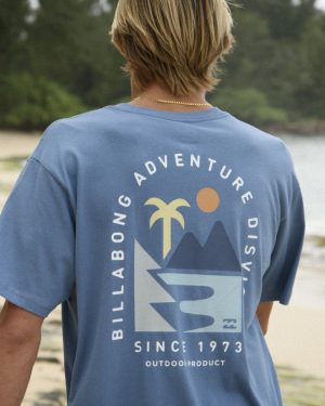 Sundown A/Div Tee - Carolina Blue
