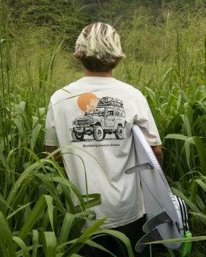 Making Tracks A/Div Tee - Off White