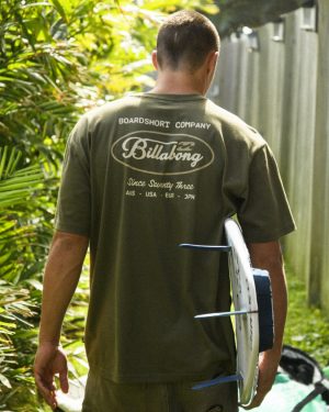 Bad Dog Pocket Regular Tee - Olive