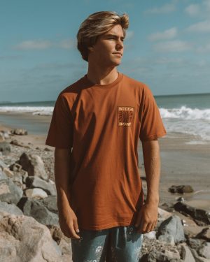 Sunrays Premium Short Sleeve T-Shirt - Red Clay