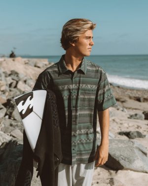 Surftrek Transit Short Sleeve Shirt - Navy