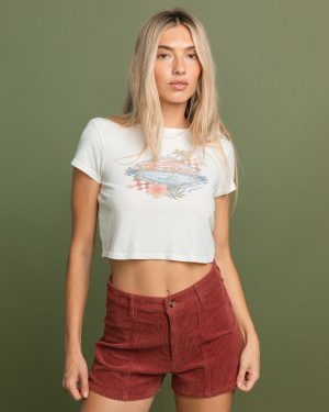Free Fall Corduroy Shorts - Choc Chip