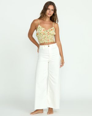 Free Fall High-Waist Pants - Salt Crystal 1