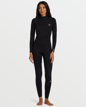 3/2mm Foil GBS Back Zip Wetsuit - Black