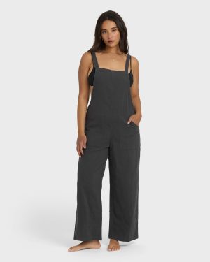Pacific Time Jumpsuit - Black Sands
