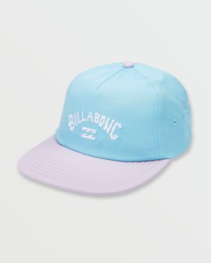 Arch Team Snapback Hat - Dusty Blue