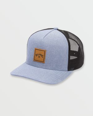 Stacked Trucker Hat - Carolina Blue