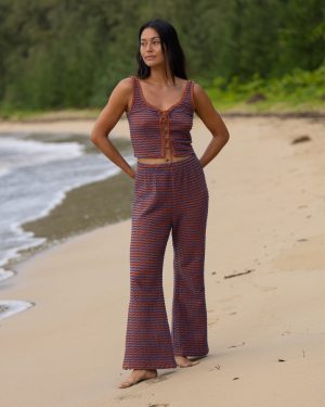 Hot Tides Knit Pants - Sedona